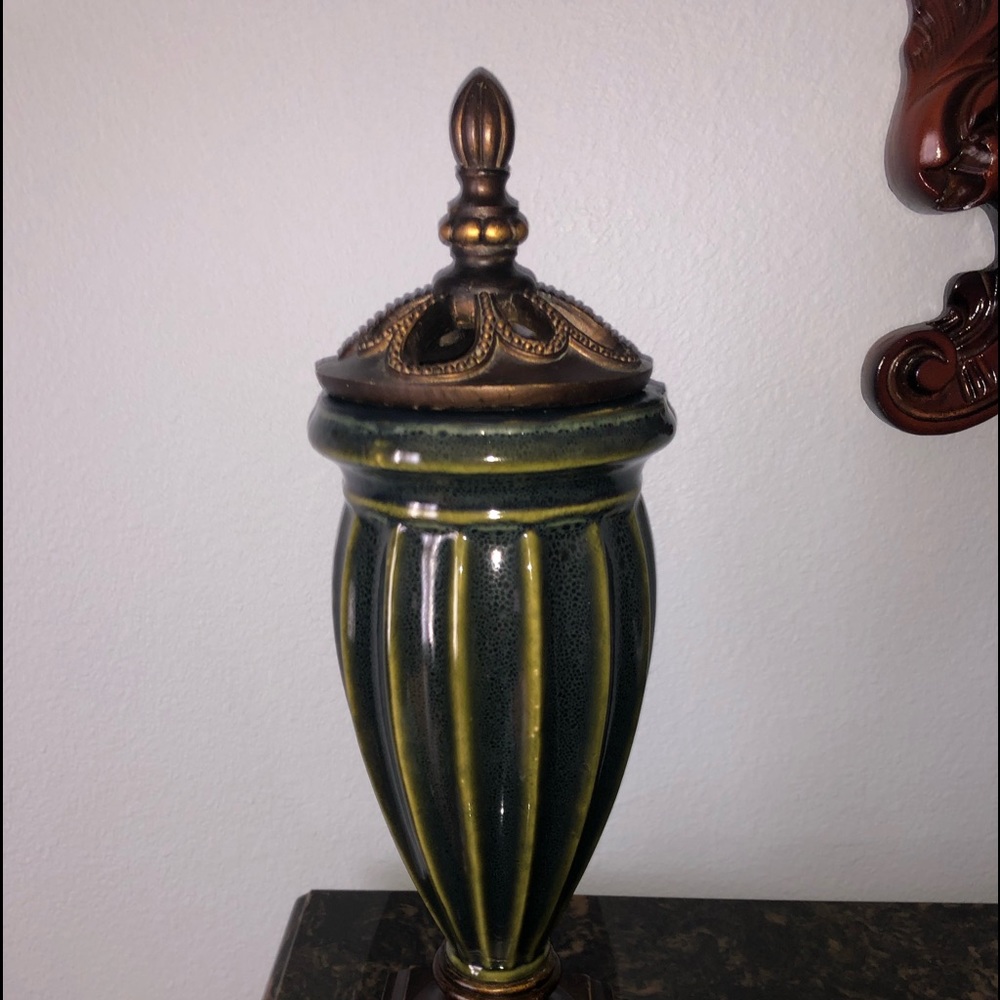 Blue & Green Decorative Urn